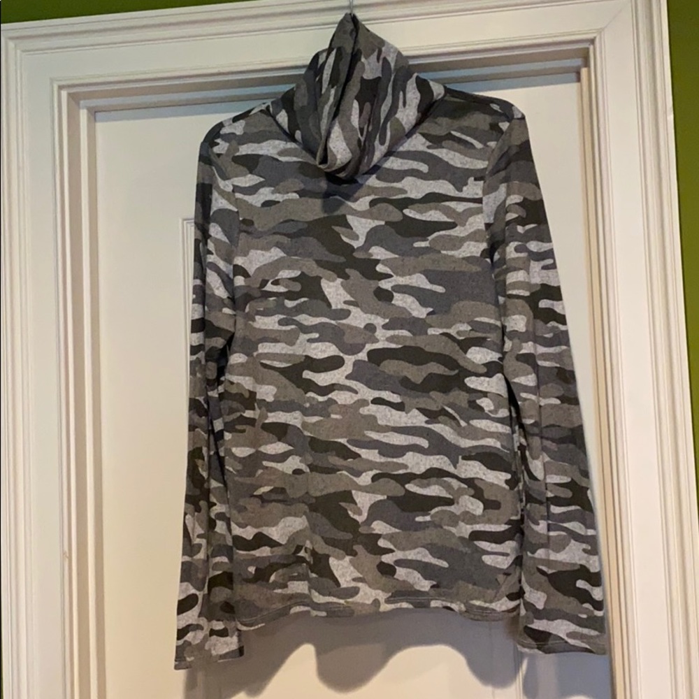 Mud Pie Camo turtleneck